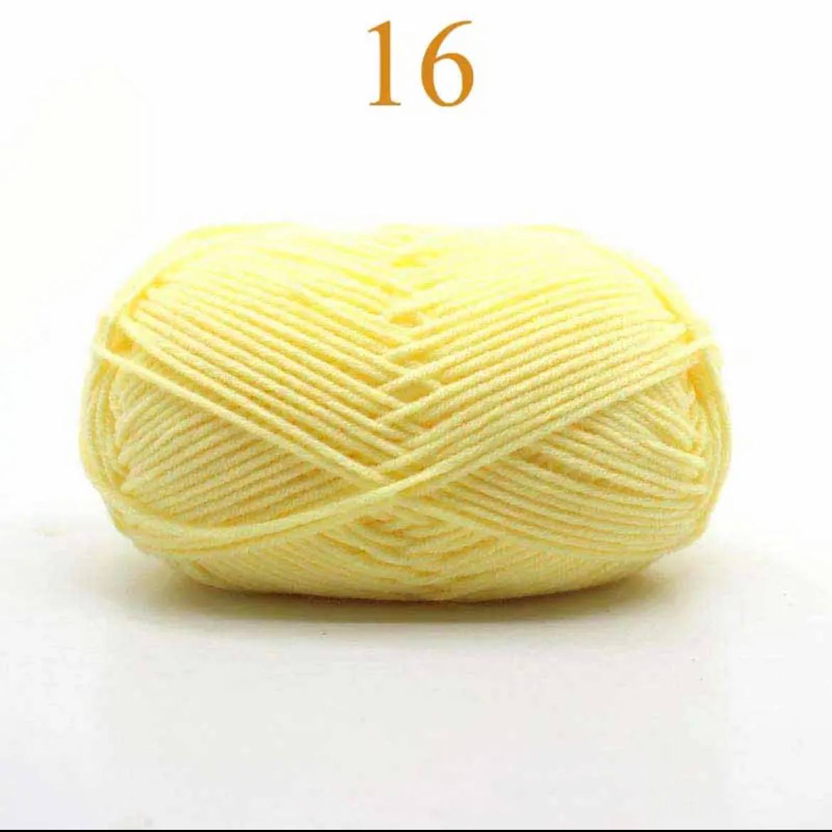 4-ply Milk Cotton Yarn